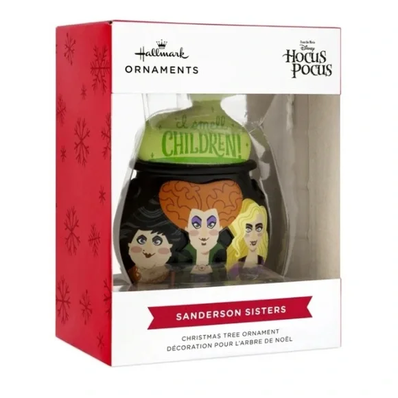 Hallmark Disney’s Hocus-Pocus “Sanderson Sisters Cauldron” Christmas Ornament - Picture 6 of 12